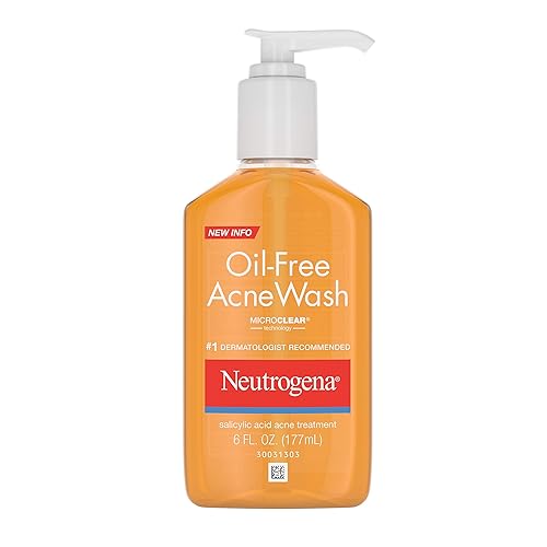 Neutrogena Oil-Free Acne Fighting Facial Cleanser, 2% Salicylic Acid Acne Treatment, Daily Oil-Free Acne Face Wash for Acne-Prone Skin with Salicylic Beauty & Personal Care Neutrogena