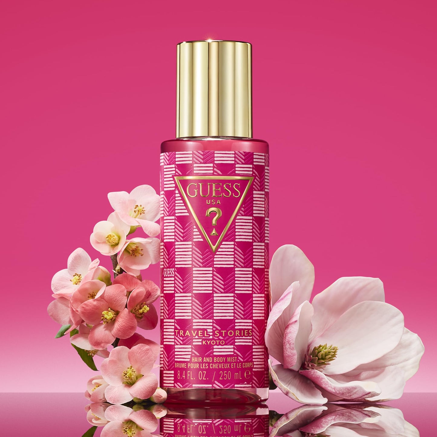 GUESS Travel Stories Kyoto Hair and Body Fragrance Mist for Women 8.4 Fl. Oz. - Serene, Lavish, and Fresh Fragrance Spray Beauty & Personal Care GUESS