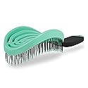 NuWay 4HAIR DoubleC U.S. Patented Double Curved Detangling Brush is Hair Dryer Safe (Mint Green) Beauty & Personal Care NuWay 4Hair