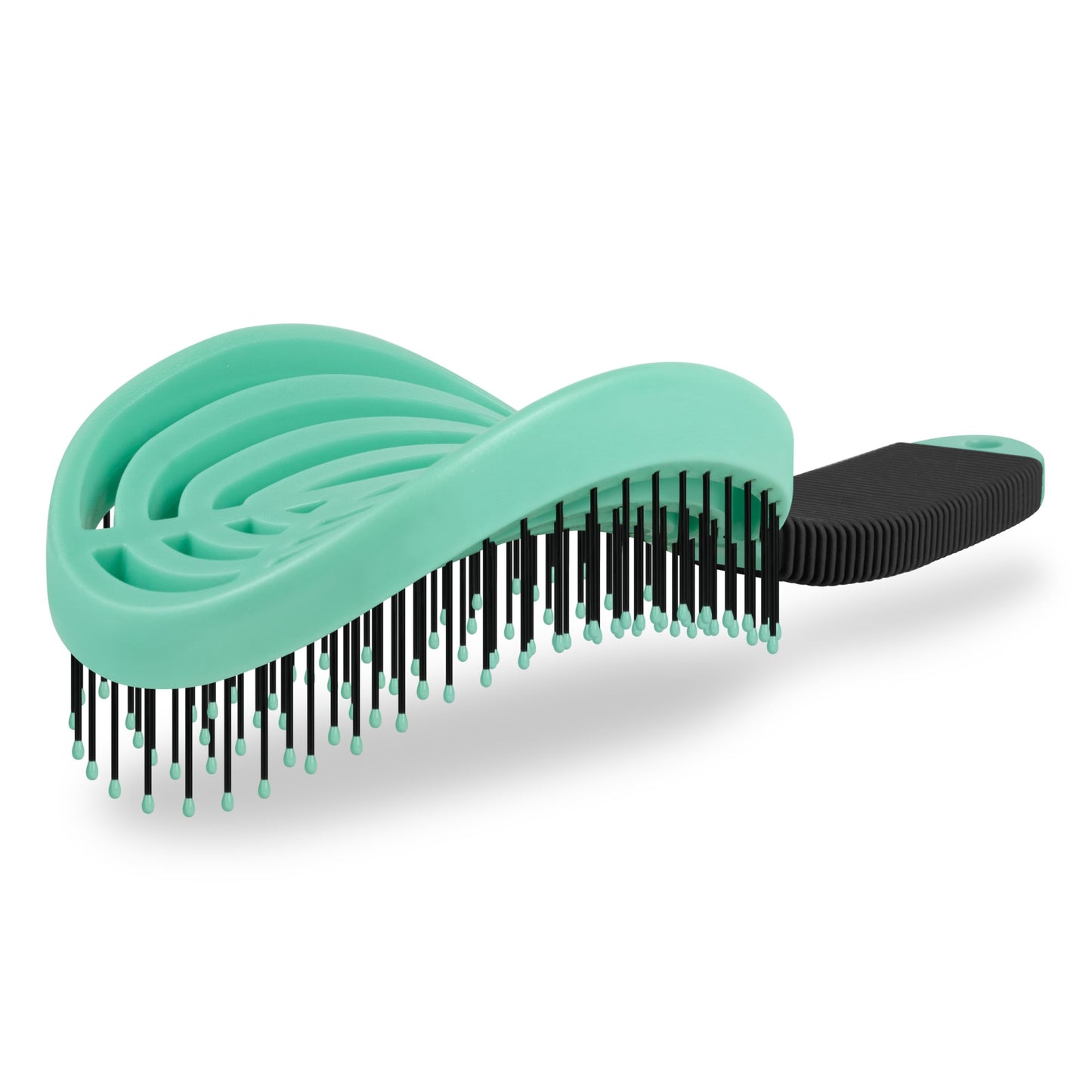 NuWay 4HAIR DoubleC U.S. Patented Double Curved Detangling Brush is Hair Dryer Safe (Mint Green) Beauty & Personal Care NuWay 4Hair