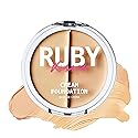Ruby Kisses Cream Foundation 3D Face Creator 2-Color Foundation and Concealer, 12 Hour Wear Long Lasting, Medium to Full Coverage (Level 1) Beauty & Personal Care Ruby Kisses