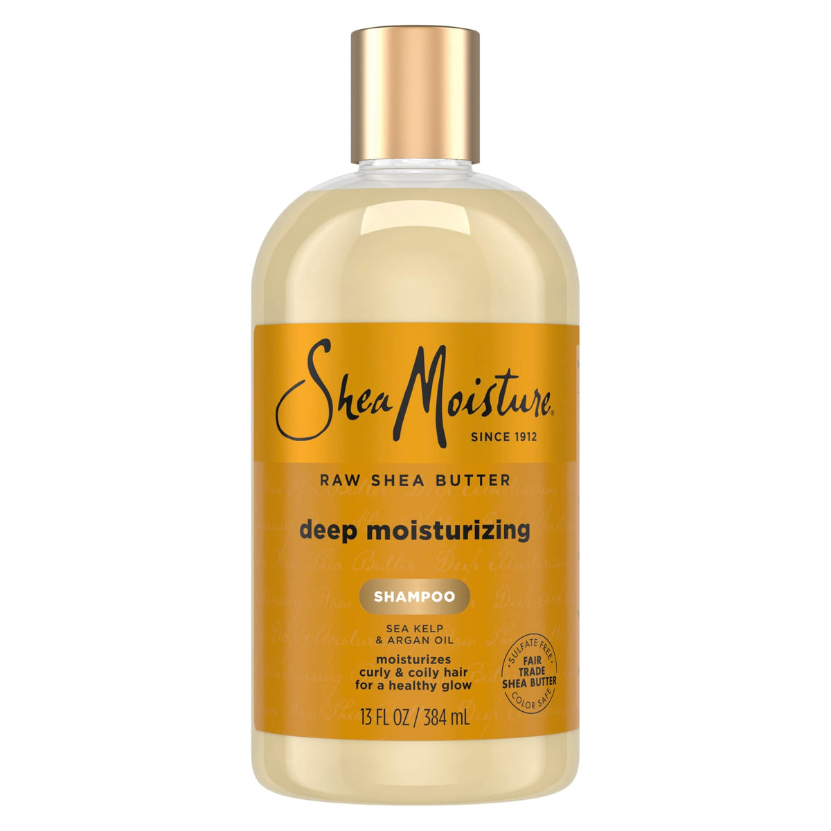 SheaMoisture Raw Shea Butter Deep Moisturizing Shampoo Raw Shea Butter for Dry, Damaged or Transitioning Hair with Argan Oil For a Healthy Glow 13 oz Beauty & Personal Care SheaMoisture