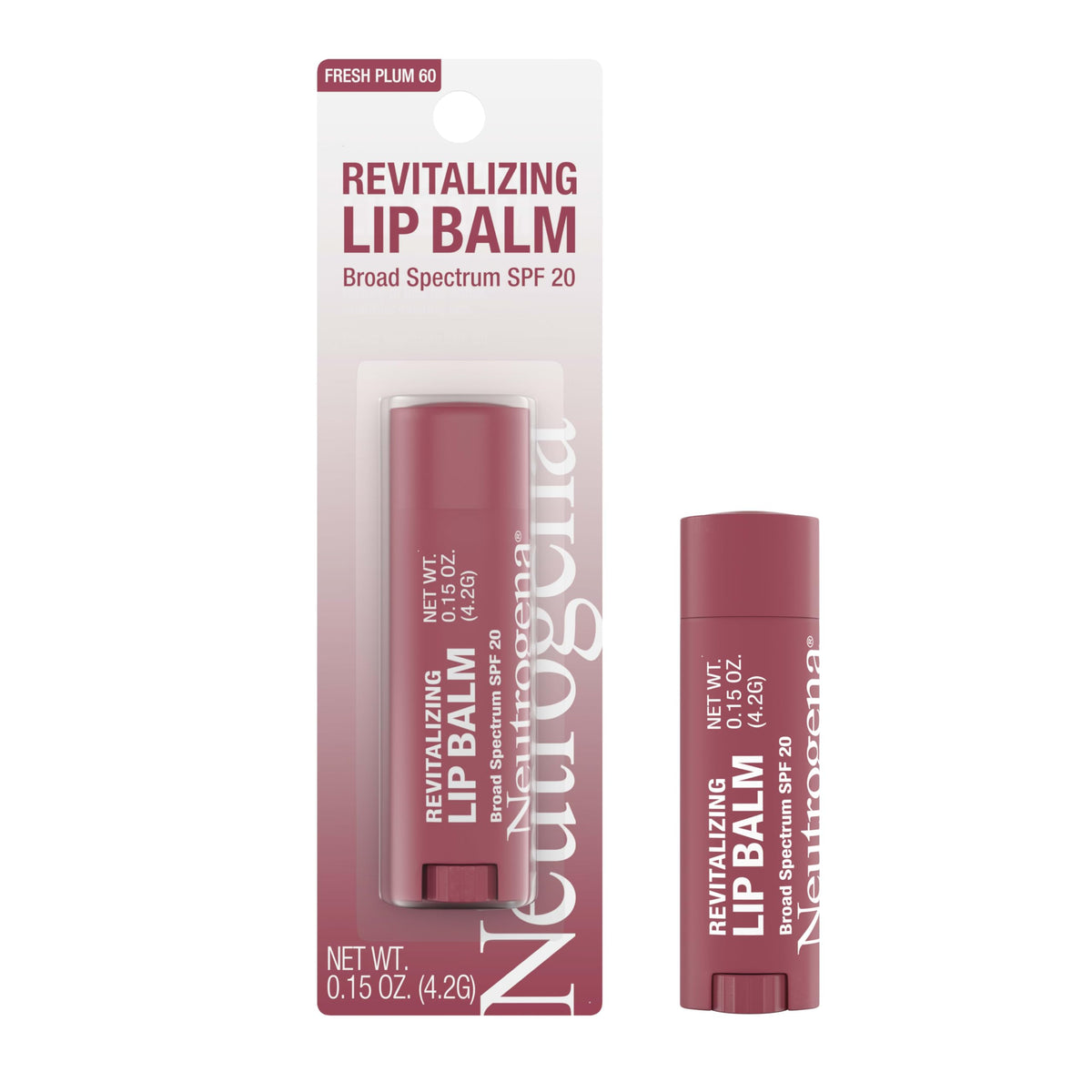 Neutrogena Revitalizing Tinted Lip Balm with SPF 20, Hydrating Tinted Lip Care with Sunscreen, Moisturizing Sheer Tint for Softer, Healthier-Looking Beauty & Personal Care Neutrogena
