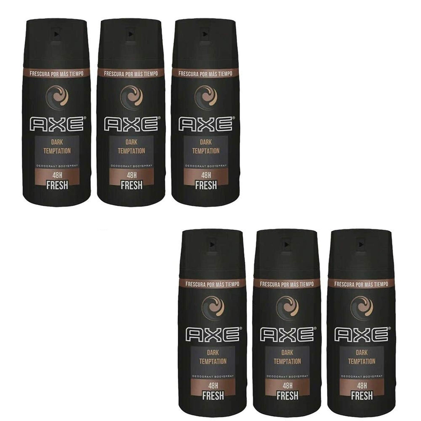 AXE Dark Temptation Body Spray Deodorant for Men, 4 Oz, Pack of 6 Beauty & Personal Care AXE