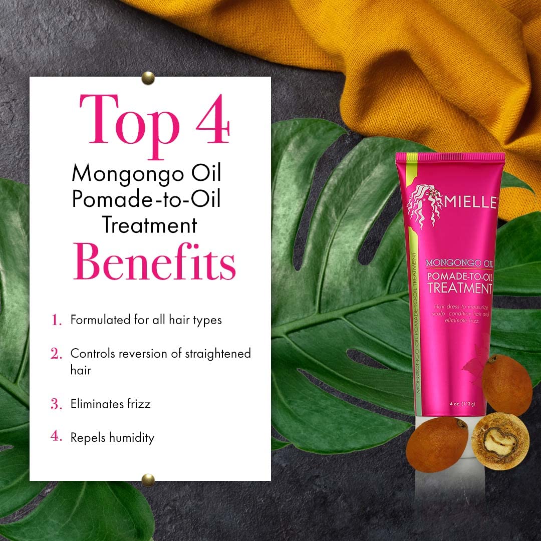 Mielle Organics Mongongo Oil Pomade-to-Oil Treatment, 4 Ounces Beauty & Personal Care Mielle Organics