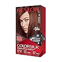 Revlon Colorsilk Beautiful Color, Permanent Hair Dye with Keratin, 100% Gray Coverage, Ammonia Free, 44 Medium Reddish Brown Beauty & Personal Care REVLON
