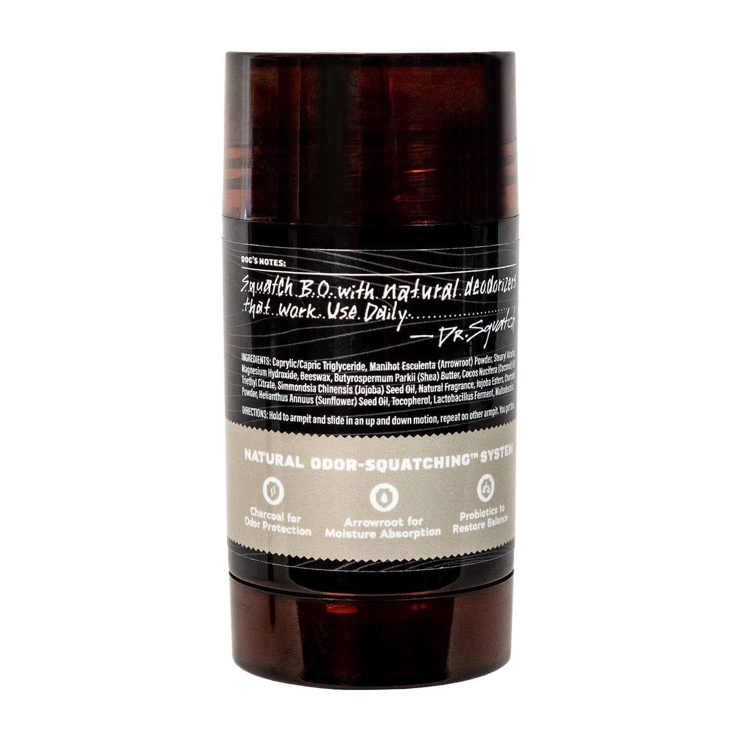 Dr. Squatch Natural Deodorant for Men - Odor-Squatching Aluminum Free - Birchwood Breeze (2.65 oz) Beauty and Personal Care Dr. Squatch