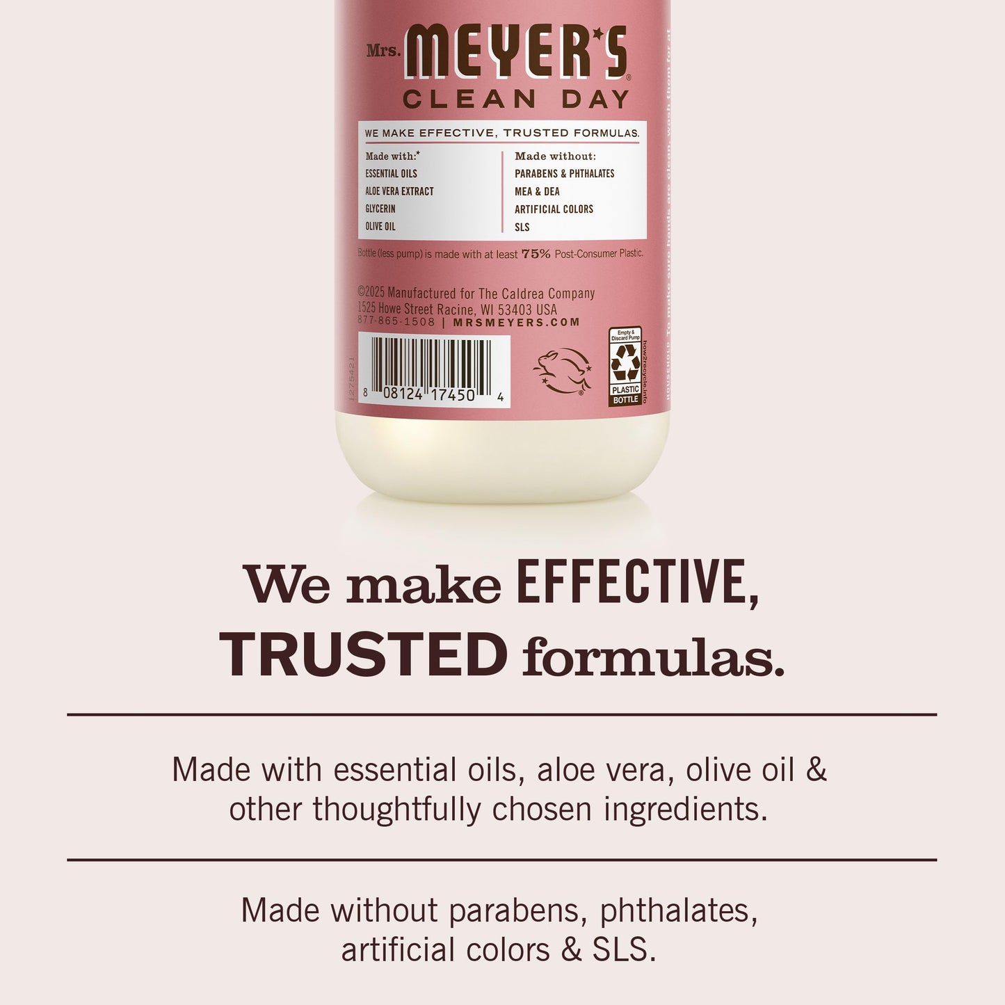 MRS. MEYER'S CLEAN DAY Hand Soap, Rosemary Scent, 12.5 Fl Oz Bottle Beauty & Personal Care Mrs. MEYER'S