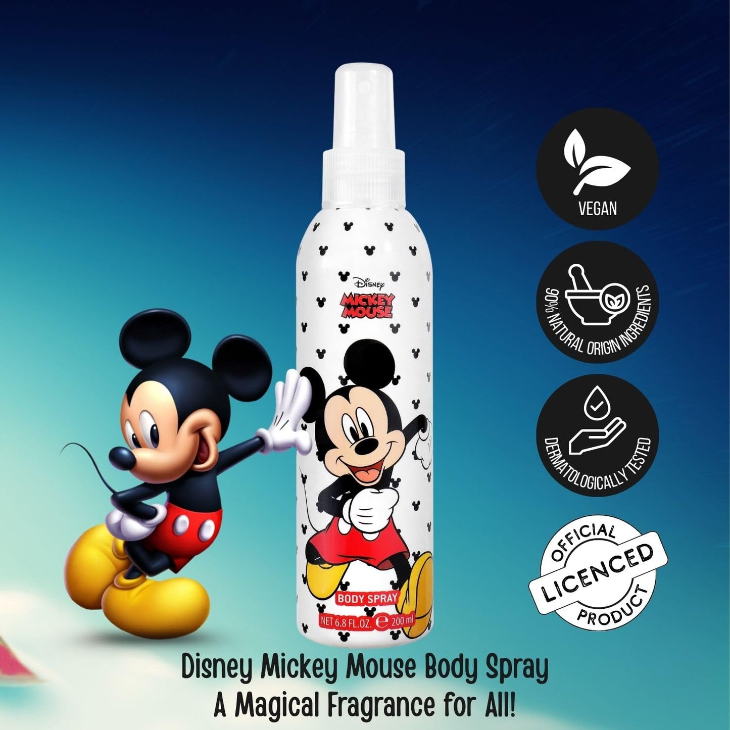 Disney Mikey Body Spray 200ml One Size Beauty and Personal Care AIR-VAL INTERNATIONAL