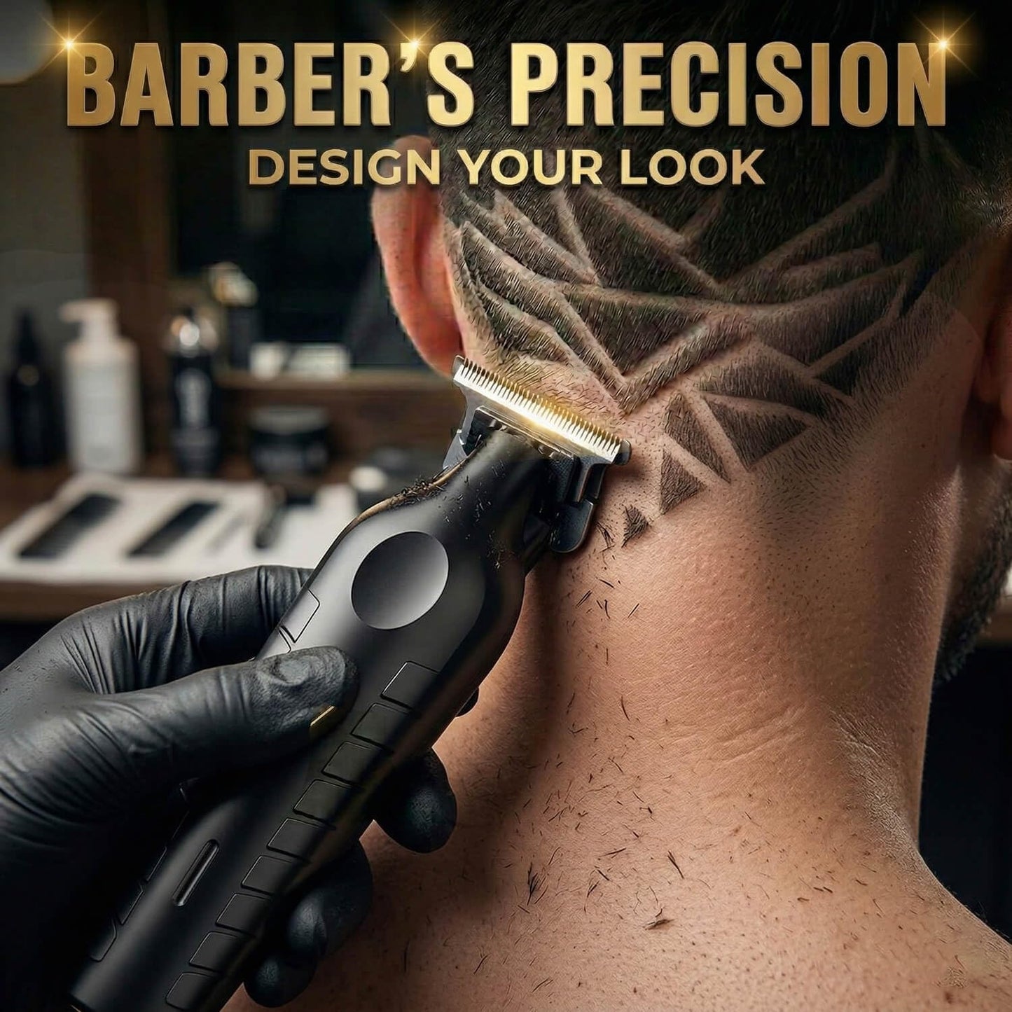 WAIKIL Professional Hair Clippers for Men with T-Blade Trimmer, Cordless Barber Clippers Set, Rechargeable Grooming Kit with Guards, Beard Trimmer Beauty and Personal Care WAIKIL