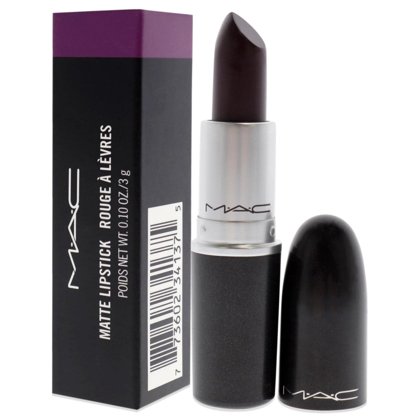 MAC Matte Lipstick - Smoked Purple Lipstick Women 0.1 oz Beauty & Personal Care MAC