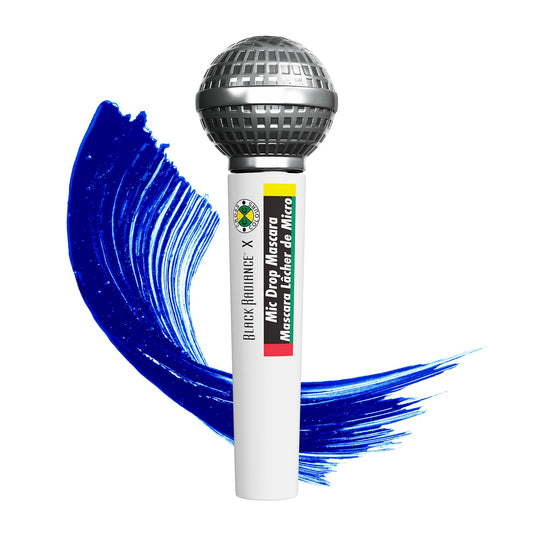 Black Radiance Cross Colours Mic Drop Mascara, Pigment-Rich Smudge-Resistant Formula, Intense Lash Volume, Built-In Flexible Brush, Paraben-Free &