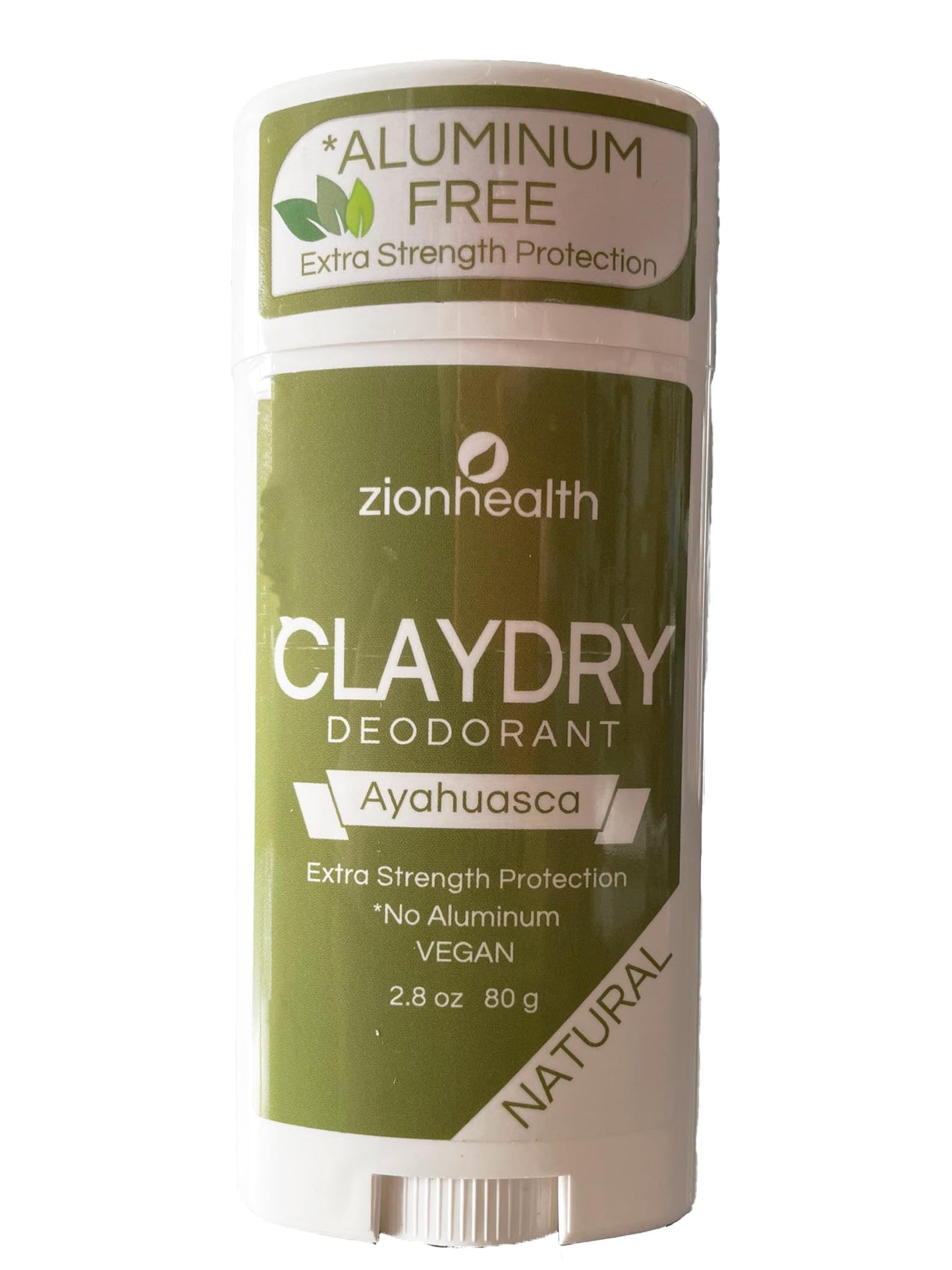 Zion Health Clay Dry Natural Deodorant Stick 2.8 OZ Ayahuasca Beauty and Personal Care Zion Health