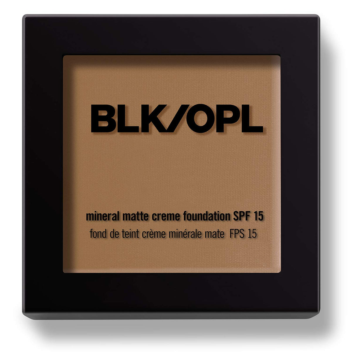BLK/OPL Mineral Matte Creme Powder Foundation, True Color - SPF 15 Buildable & Blendable Face Foundation Makeup with Matte Finish - Full Coverage,