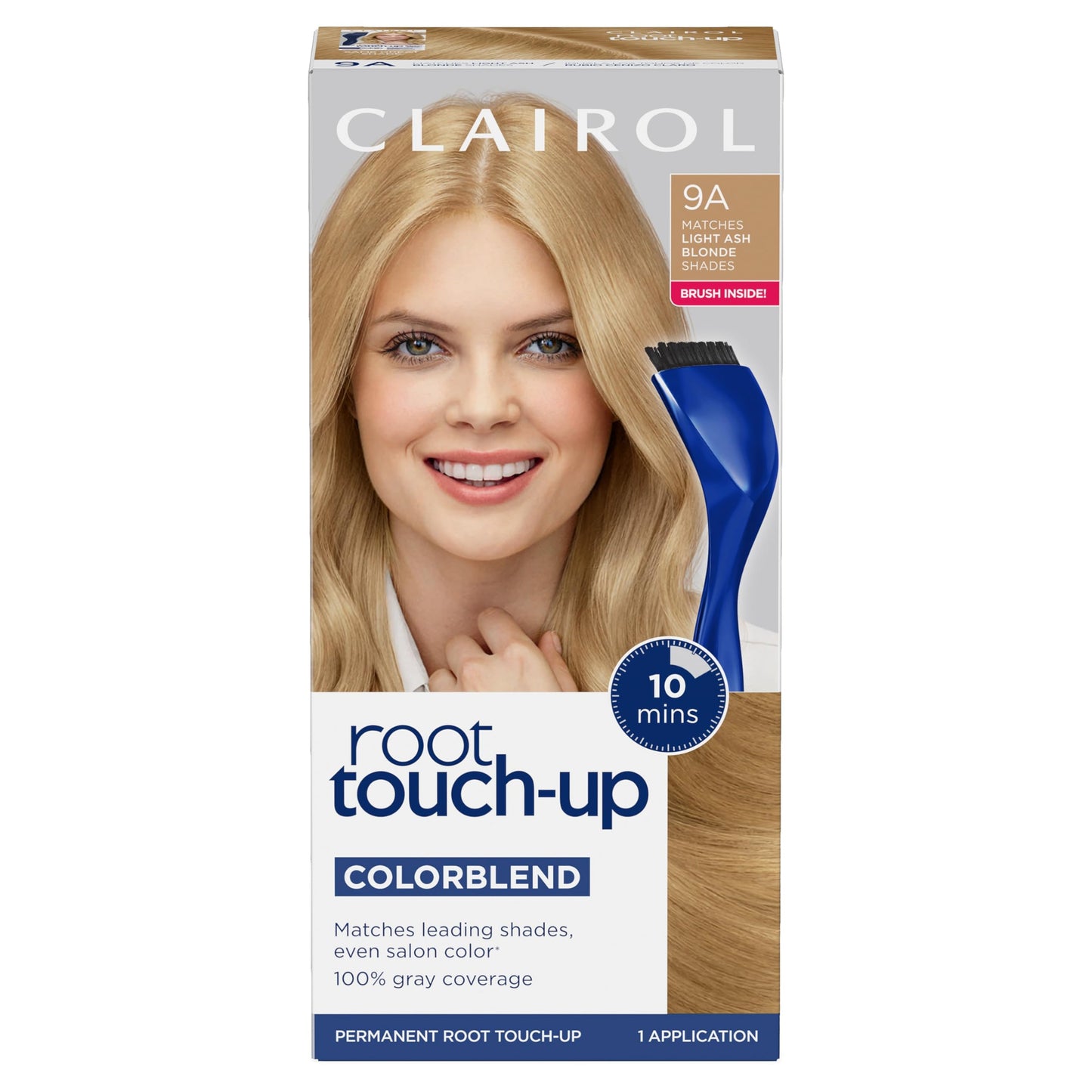 Clairol Root Touch-up by Nice'n Easy Permanent Hair Dye, 9A Light Ash Blonde Hair Color | 100% Gray Coverage | Easy Brush Application | Matches Beauty & Personal Care Clairol