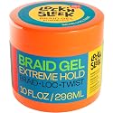 LOCK'N SLEEK Braid Gel (10 oz), Extreme Hold, Flake-Free, High Shine Edge Control - Argan, Camellia, Avocado Oil - For Locks, Braids, Twists, Cornrows Beauty & Personal Care LOCK'N SLEEK