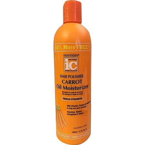 Fantasia Hair Polisher Carrot Growth Oil Moisturizer, 12 Oz Beauty & Personal Care Fantasia