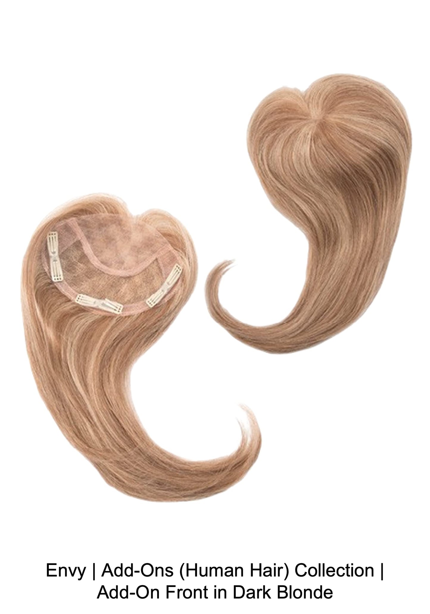 ADD-ON FRONT Human Hair/HF Synthetic Blend Topper by Envy, 5PC Bundle: Topper, 4oz Mara Ray Luxury Shampoo & Conditioner, Wide Tooth Comb, and 19 Page Beauty & Personal Care Belle of Hope Mara Ray
