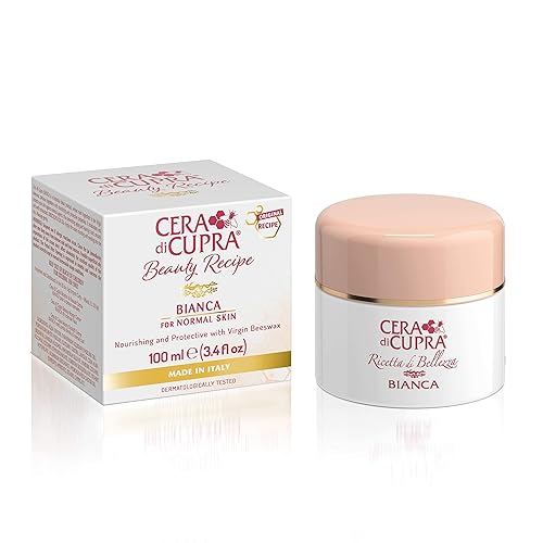 CERA DI CUPRA Bianca Face Cream Moisturizer for Normal and Oily Skin - Nourishing and Protective Formula with Virgin Beeswax (3.4 Fl Oz / 100 ml) Beauty & Personal Care CERA DI CUPRA
