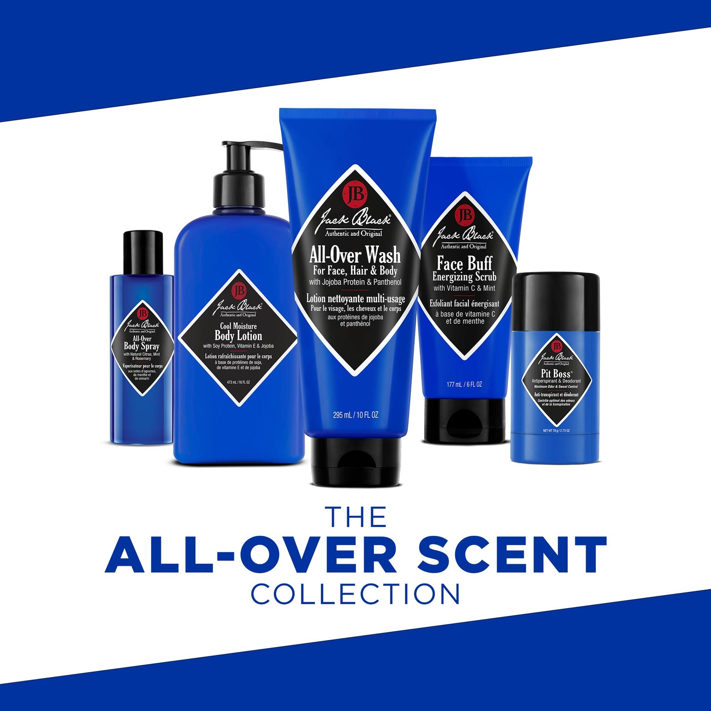 Jack Black Pit Boss Original Antiperspirant & Deodorant Men - 2.75 oz - Citrus, Mint & Oakmoss - Mens Deodorant for Sensitive Skin Beauty and Personal Care Jack Black