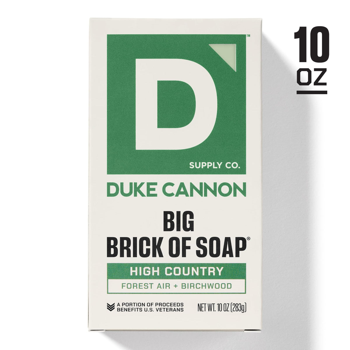 Duke Cannon Supply Co. Extra Large Big Brick Bar Soap - Men's Triple-Milled Bar Soap with Masculine Scents - Forest Air + Birchwood - All Skin Types Beauty & Personal Care Duke Cannon Supply Co.