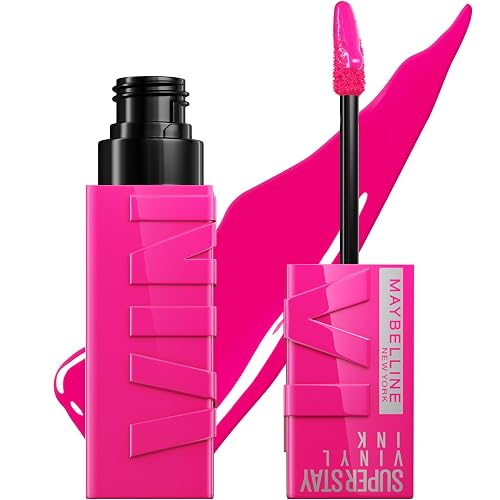MAYBELLINE Super Stay Vinyl Ink Longwear No-Budge Liquid Lipcolor Make Up, Highly Pigmented Color and Instant Shine, Striking, 1 Count Beauty & Personal Care MAYBELLINE