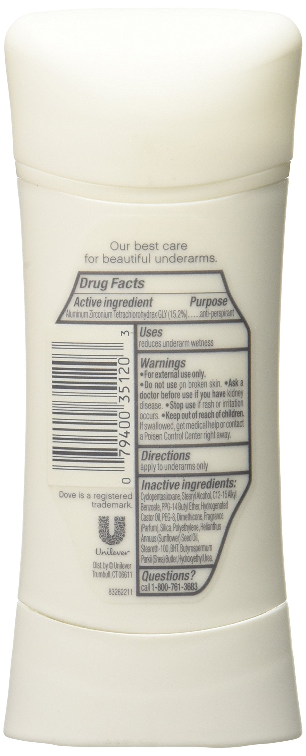Dove Advanced Care Anti-Perspirant, Shea Butter 2.60 oz Beauty and Personal Care Dove