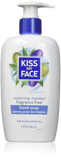 Kiss My Face Hand Soap Fragrance-Free 9oz Pump (2 Pack) Beauty & Personal Care Kiss My Face