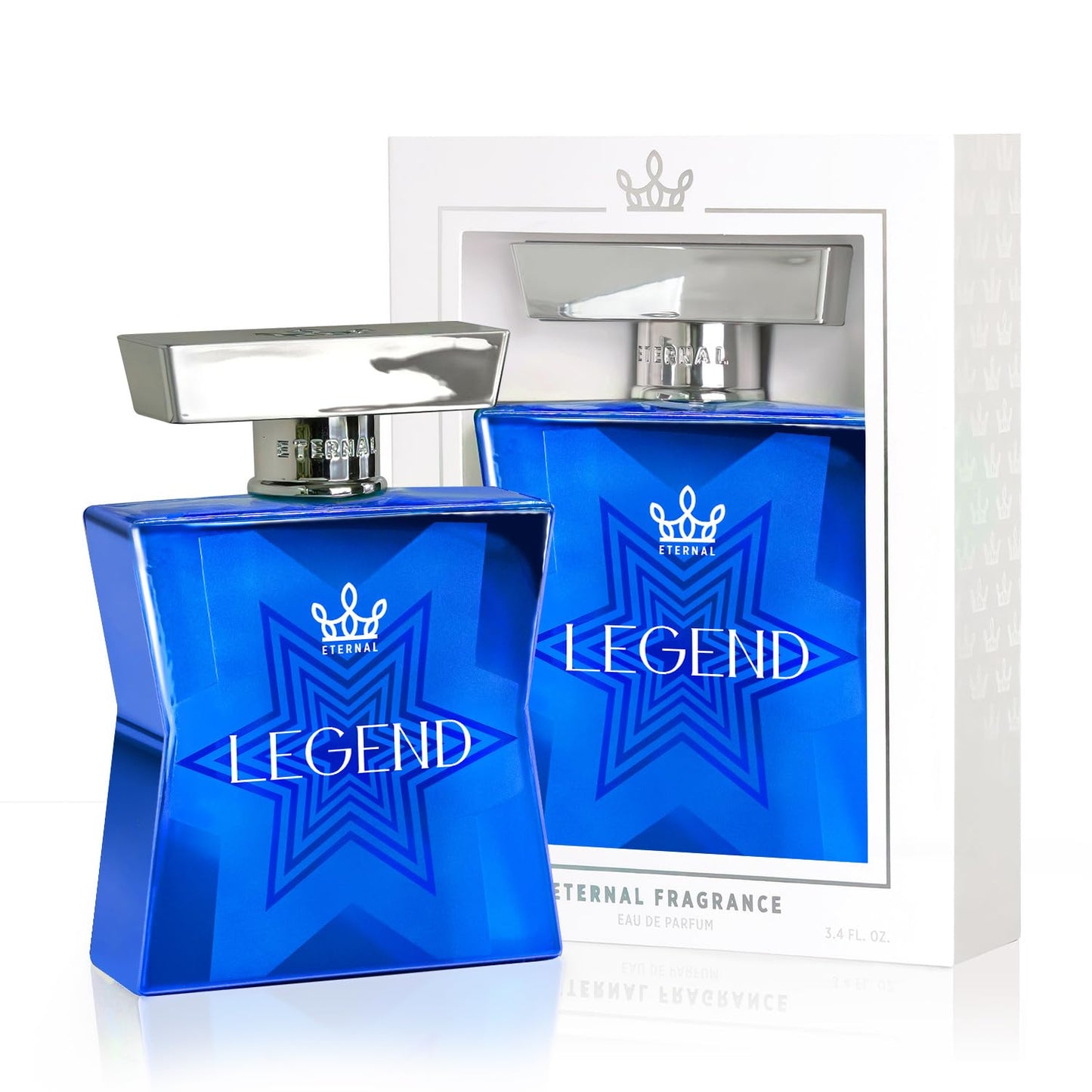 Eternal Fragrance - Scent Eternal Legend - 3.4 oz (100ml) - EDP - Long-lasting - Vegan - Clean Ingredients - Designer Inspired Cologne Spray for Men Beauty & Personal Care Eternal Fragrance