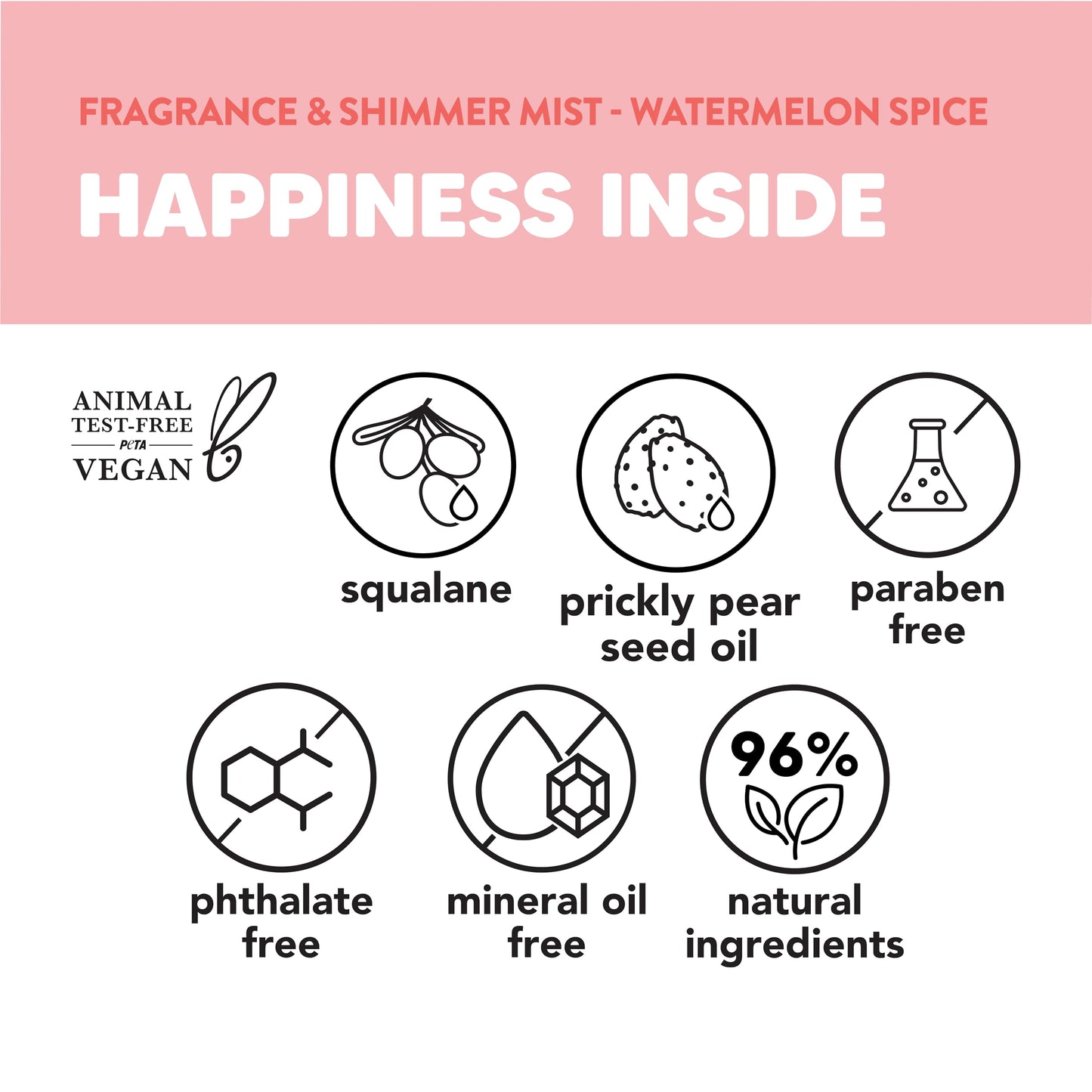 Onyx Professional Hydrating Shimmer Mist with Squalane & Prickly Pear Seed Oil, Watermelon Spice, 6.5 fl oz, 2pk - Shimmer Hair and Body Mist Creates Beauty & Personal Care Onyx Professional