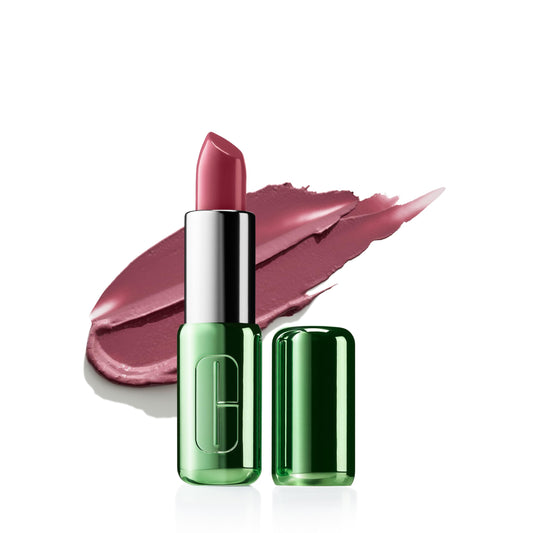 Clinique Pop Longwear Lipstick | Long Lasting, Satin, Matte + Shine, Plum Pop, 1 Count Beauty & Personal Care Clinique
