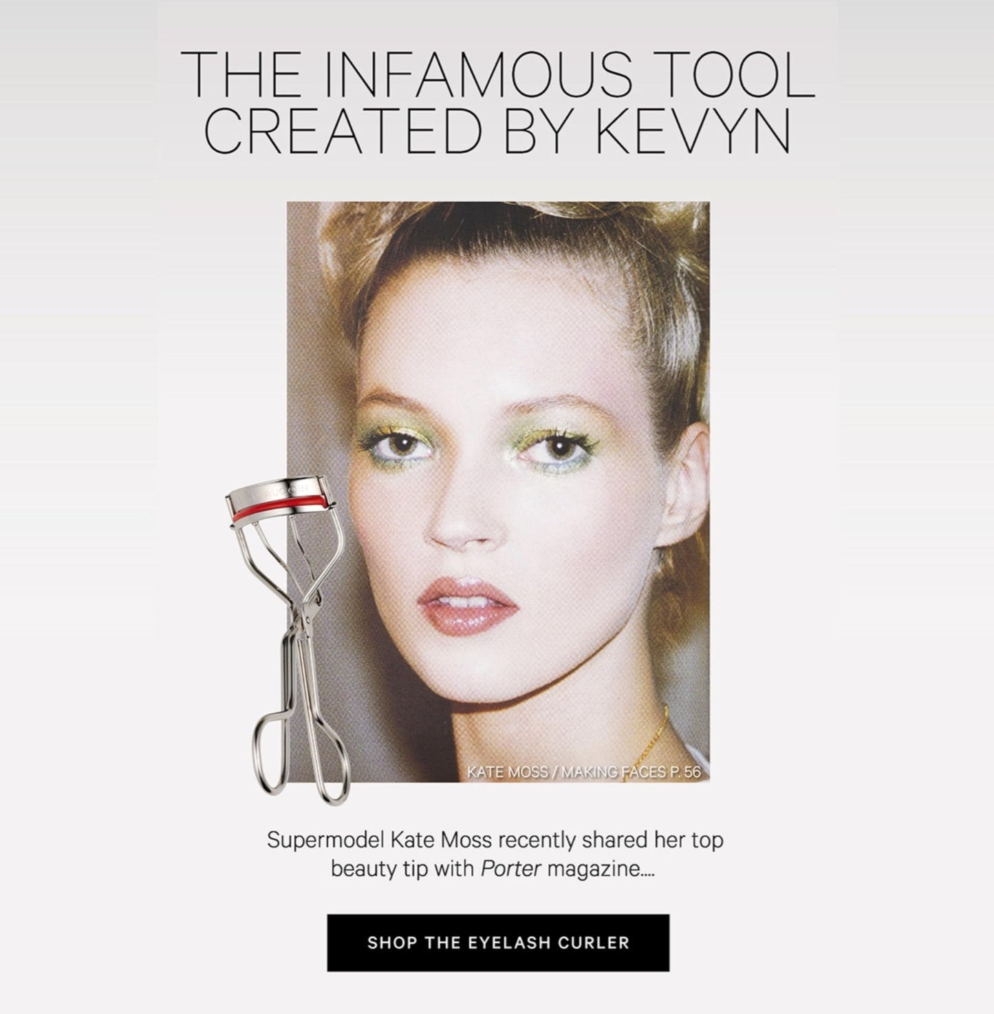 Kevyn Aucoin The Eyelash Curler: Easy use. Long-lasting curl of lashes effect. Wide opening. Stainless steel with two red lash cushions. Pro makeup Beauty & Personal Care Kevyn Aucoin