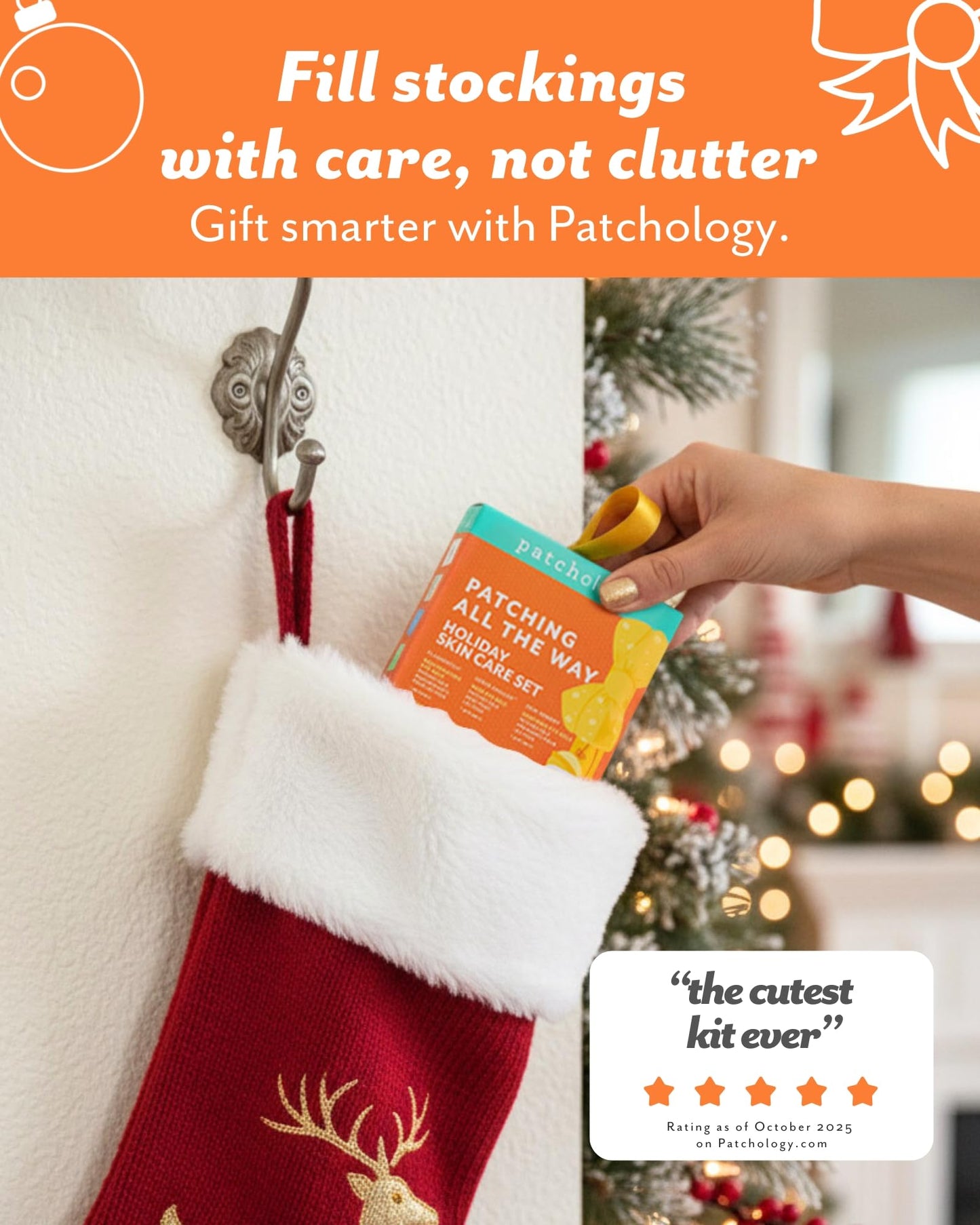Patchology Patching All The Way Gift Set - Hydrating Under Eye Masks with Collagen, Retinol, Hyaluronic Acid - Christmas Gift & Beauty Stocking Beauty & Personal Care Patchology