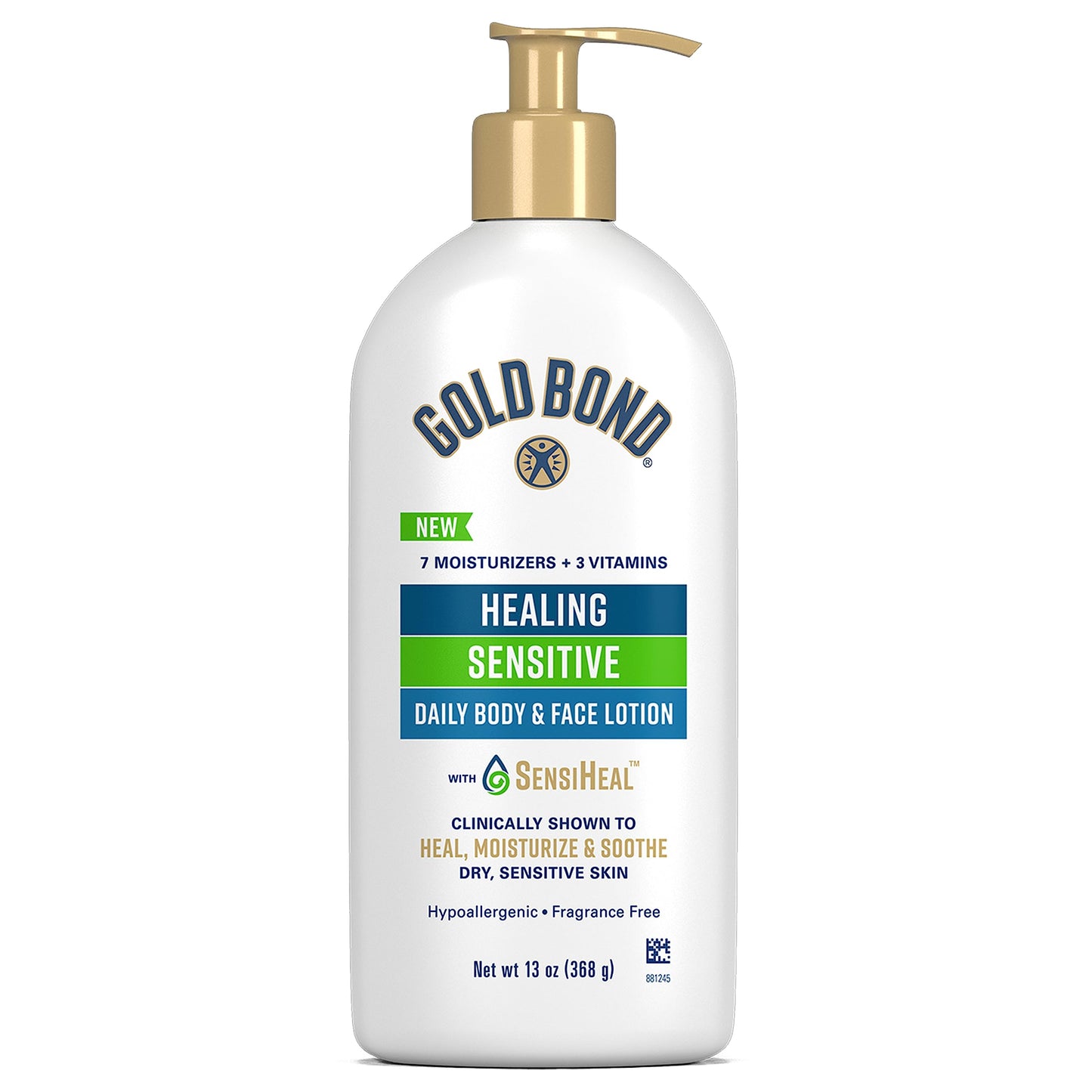 Gold Bond Healing Sensitive Daily Body & Face Lotion for Dry, Sensitive Skin, 13 oz. Beauty & Personal Care Gold Bond