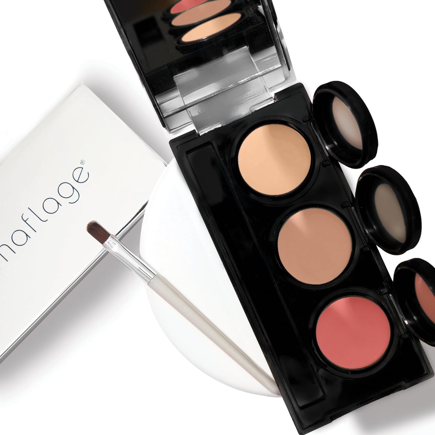 Dermaflage Tattoo Cover Up Makeup (Light) - Bruise Full Coverage Concealer - Full Coverage Waterproof Concealer for Bruise, Scar & Acne - Smudge Proof Beauty & Personal Care Dermaflage