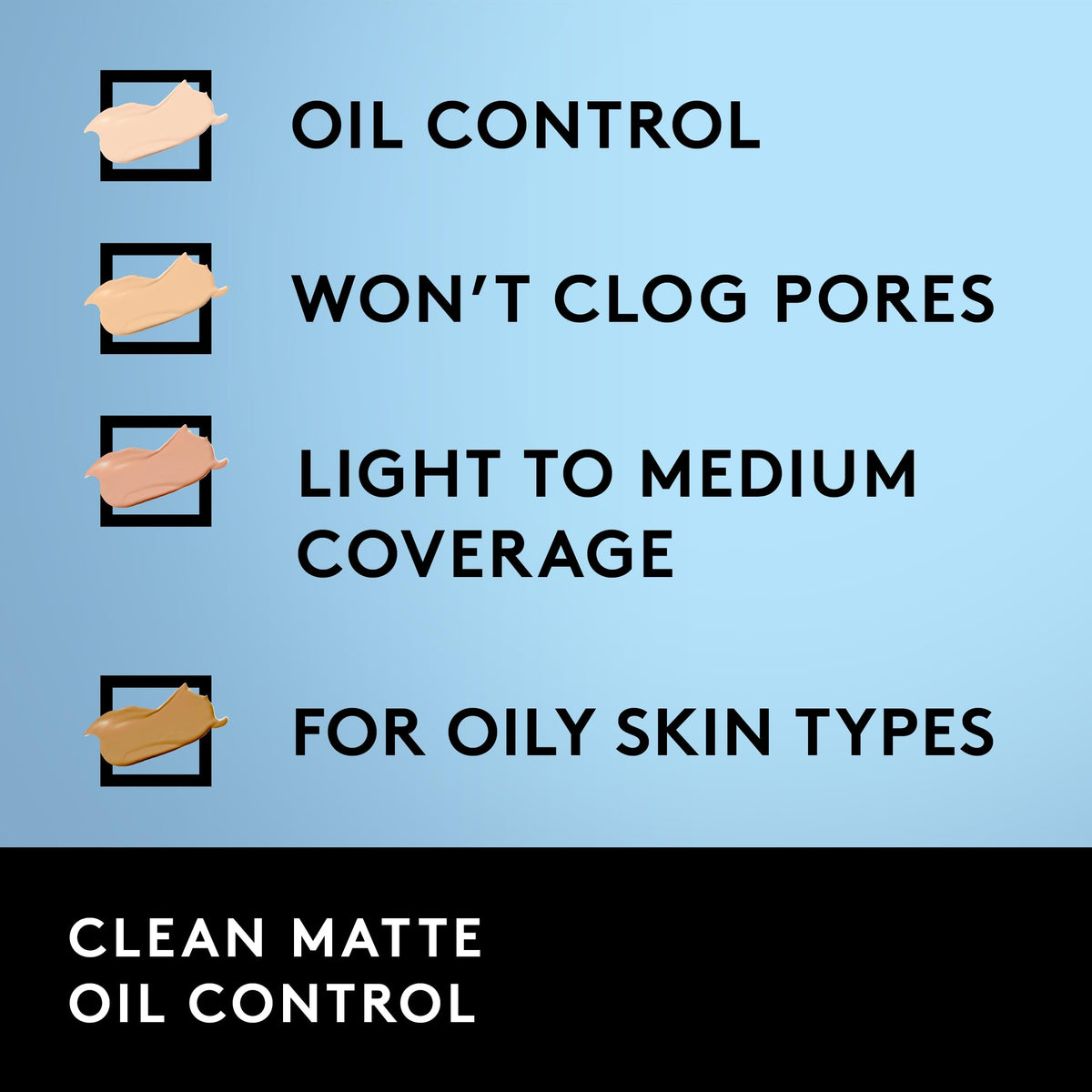 CoverGirl Clean Oil Control Liquid Makeup, Creamy Beige 550, 1.0 Ounce Bottle Beauty & Personal Care COVERGIRL