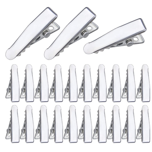 100pcs Alligator Duckbill Hair Clips Metal Single Prong Hair Clip Hairpins Teeth Bows Professional Sectioning Clips DIY Hair Accessories for Women Beauty & Personal Care Aylifu