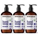 Everyone Liquid Hand Soap, 12.75 Ounce (Pack of 3), Lavender and Coconut, Plant-Based Cleanser with Pure Essential Oils Beauty & Personal Care everyone for every body