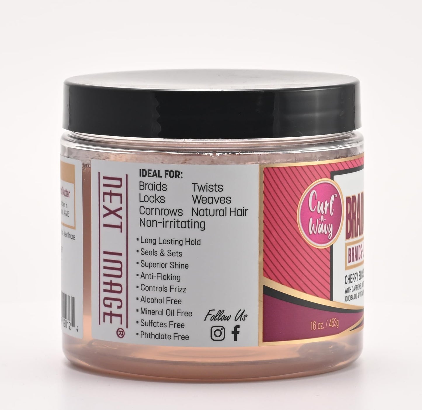 NEXT IMAGE Braid Locking Gel (Cherry Blossom & Pomegranate, 16 oz.) Beauty & Personal Care NEXT IMAGE