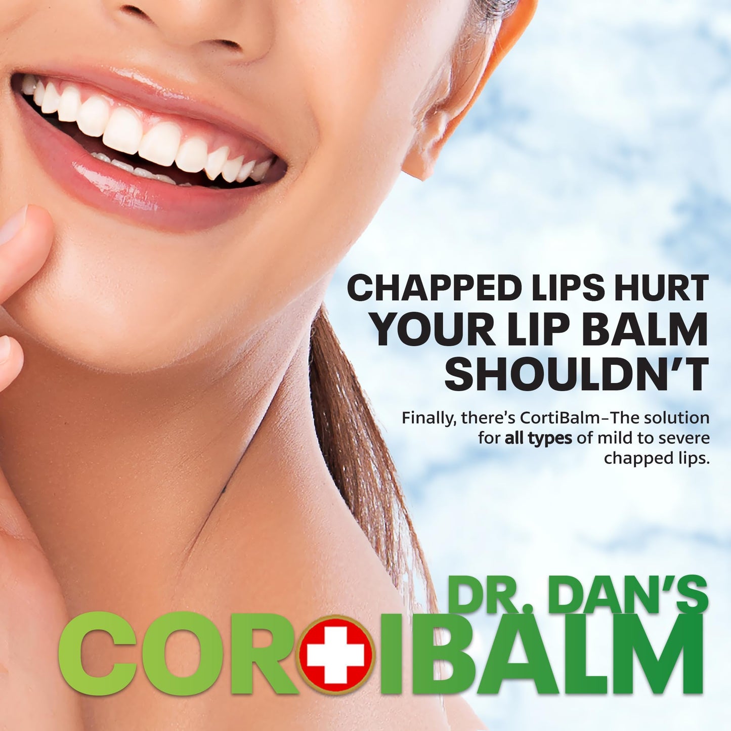 Dr. Dan's Cortibalm Jars-3 Pack- for Dry Cracked Lips - Healing Lip Balm Jar for Severely Chapped Lips - Designed for Men, Women and Children - Beauty and Personal Care Dr. Dan's