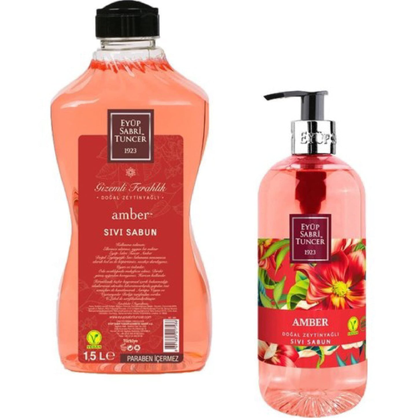 EST Eyup Sabri Tuncer 1923 - Natural Soap Series (Liquid Amber-Natural Olive Oil, 500ml) Beauty & Personal Care EST