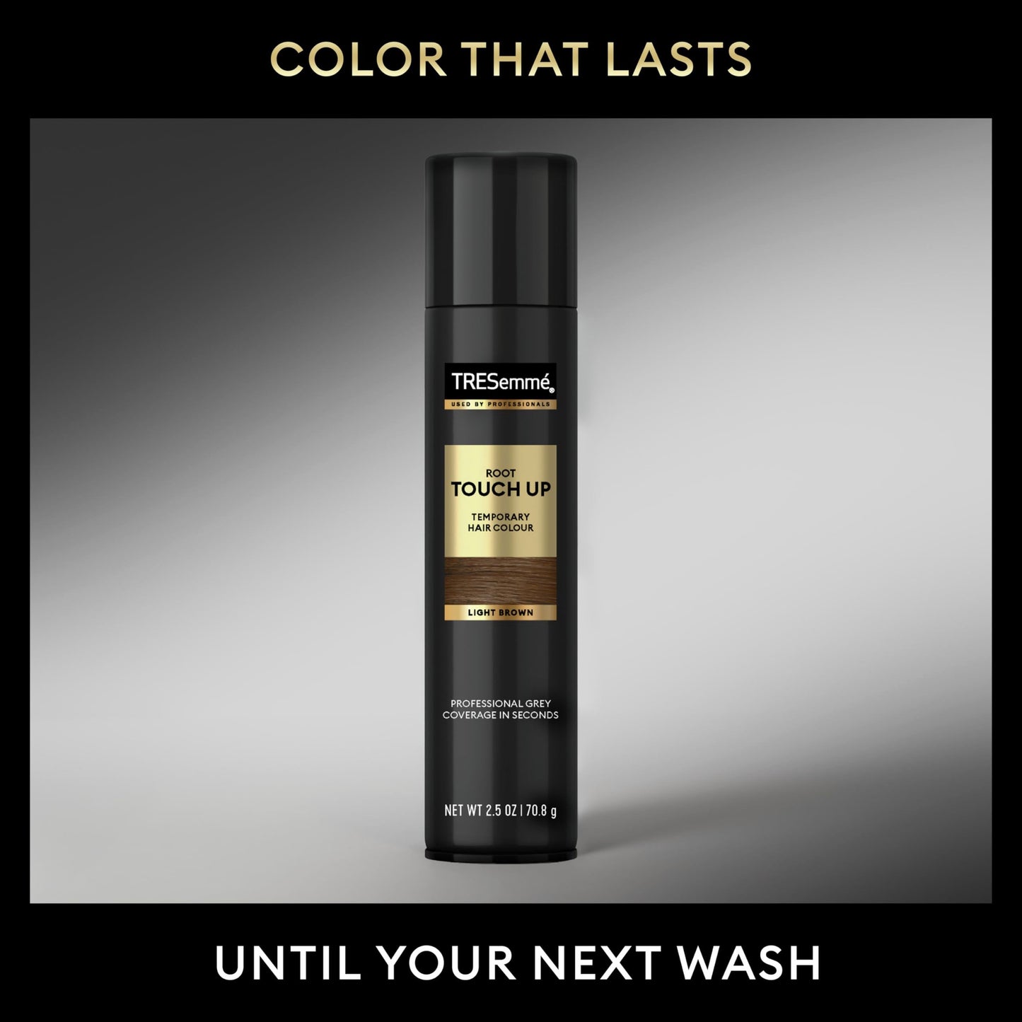 TRESemmé Root Touch-Up, Temporary Hair Color, Light Brown Hair Ammonia-free, Peroxide-free Root Cover Up Spray 2.5 oz Beauty & Personal Care TRESemmé