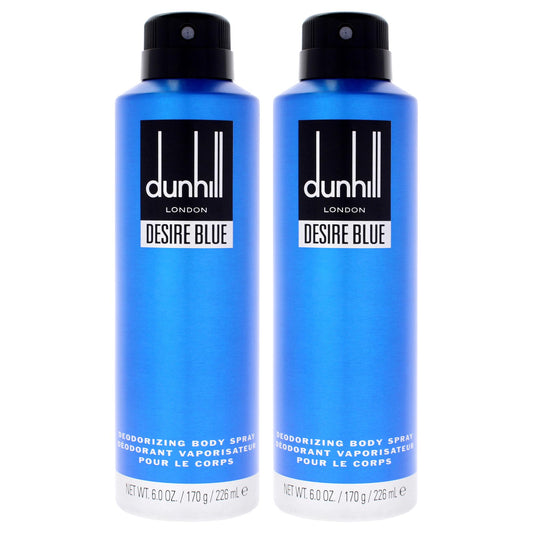 Alfred Dunhill Desire Blue London for Men - 6.6 oz Body Spray - Pack of 2 Beauty & Personal Care Alfred Dunhill