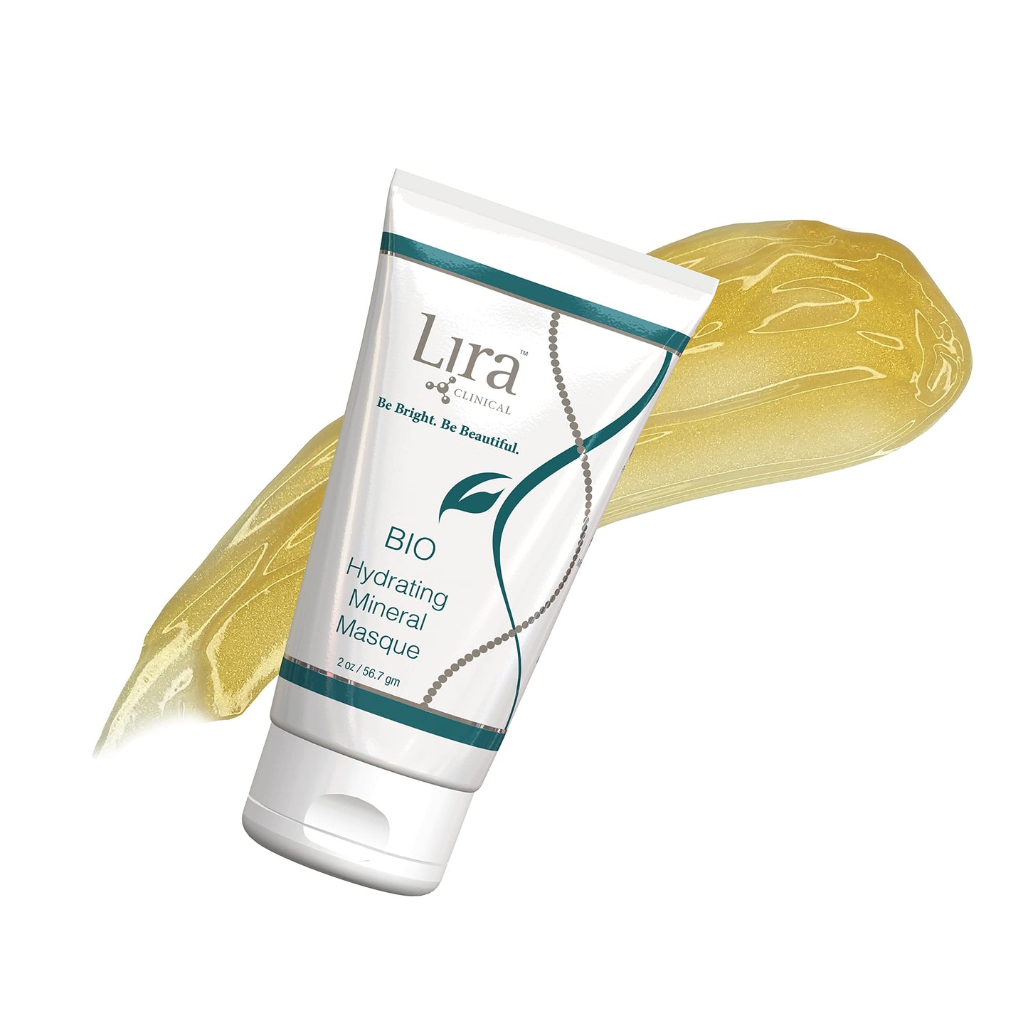 Lira Clinical BIO Hydrating Mineral Masque - Intense Nourishing Mineral Facial Mask with Hyaluronic Acid, Vitamin C & Green Tea - Anti-acne Beauty & Personal Care Lira Clinical
