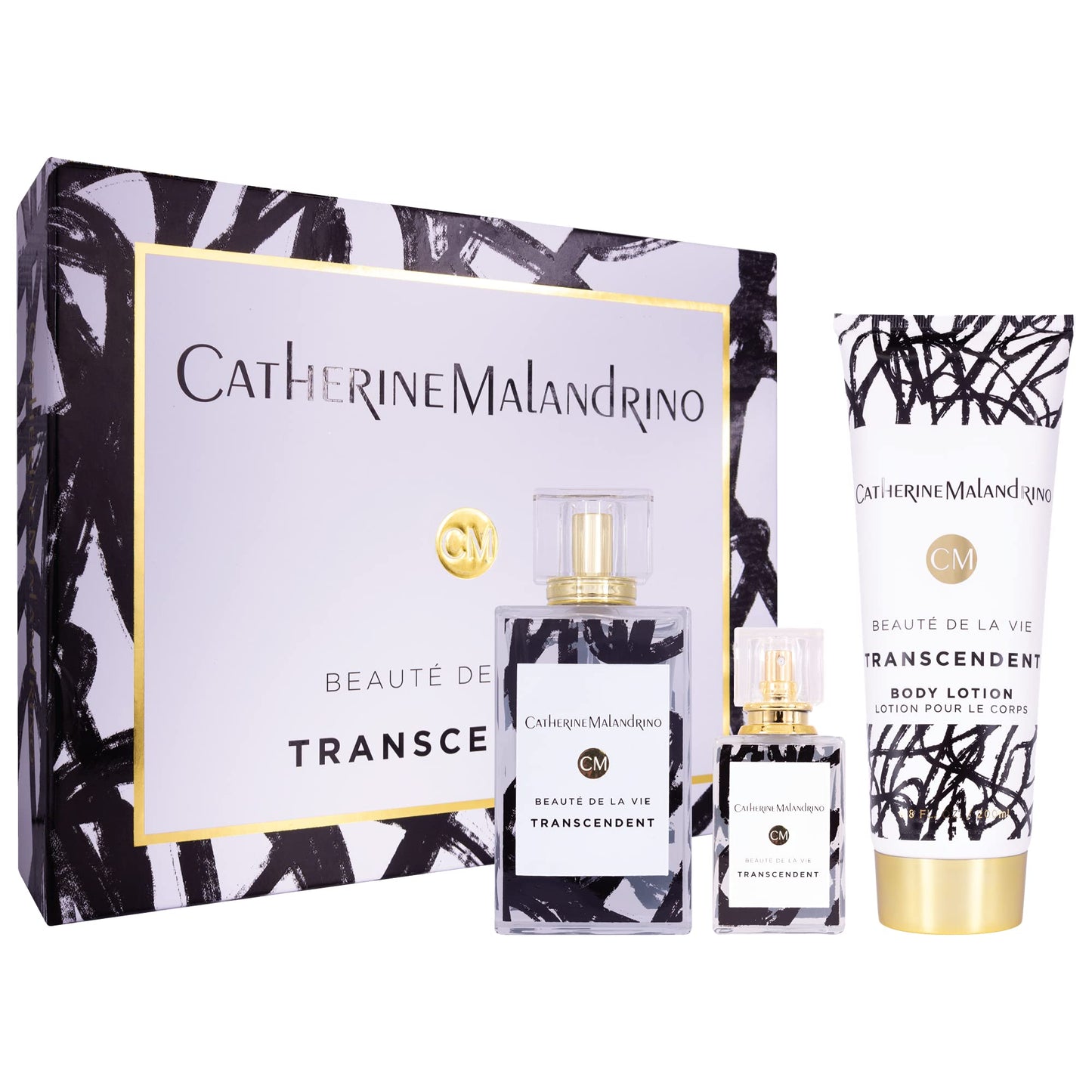 Transcendent by Catherine Malandrino Eau de Parfum 3 Piece Gift Set for Women Beauty & Personal Care Catherine Malandrino
