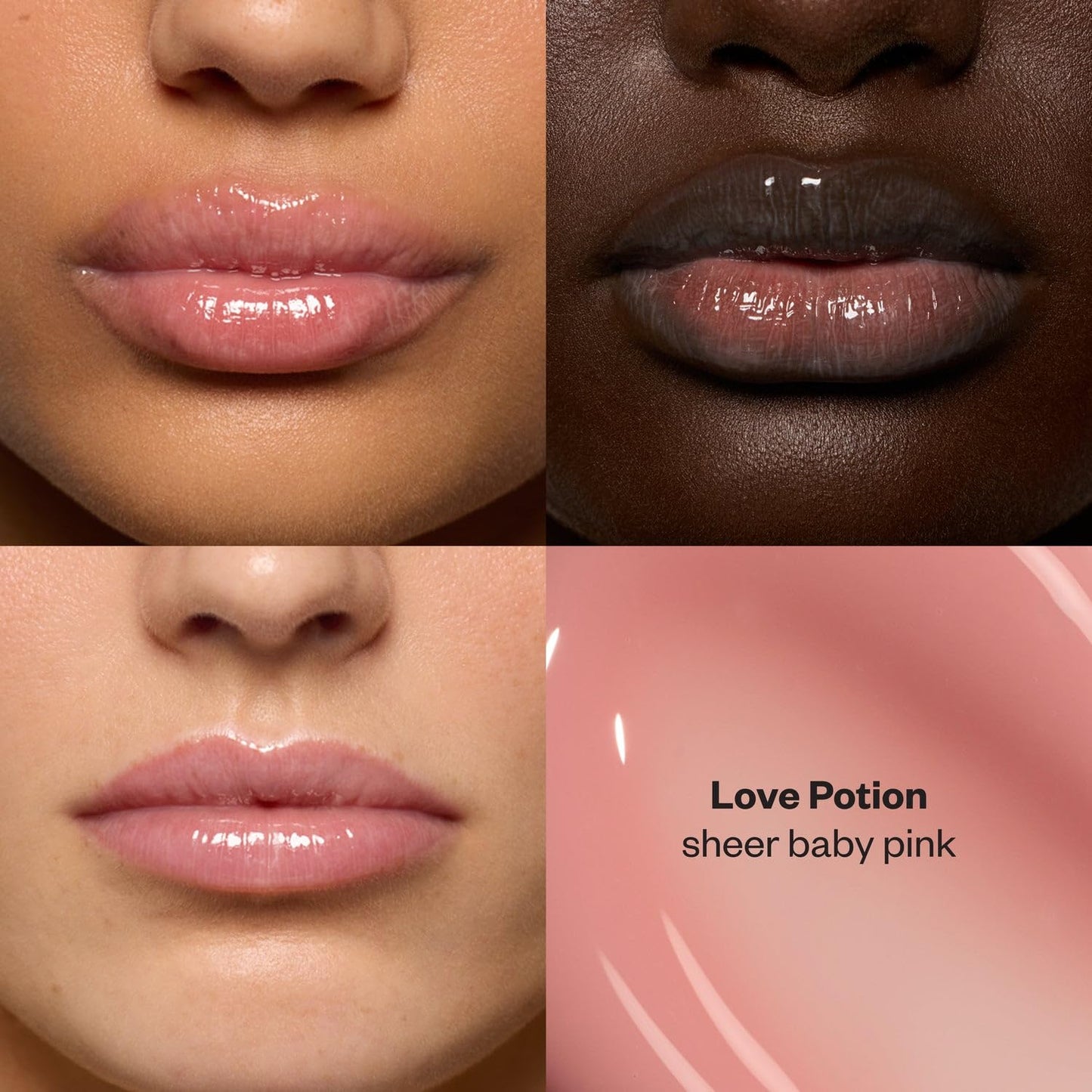 Kosas Lip Pulse Lip Plumper Gloss - Non-Sticky Hydrating Lip Gloss with Warming-Cooling Tingle, Mirror Shine Finish, Visibly Fuller Lips, Love Potion Beauty & Personal Care Kosas