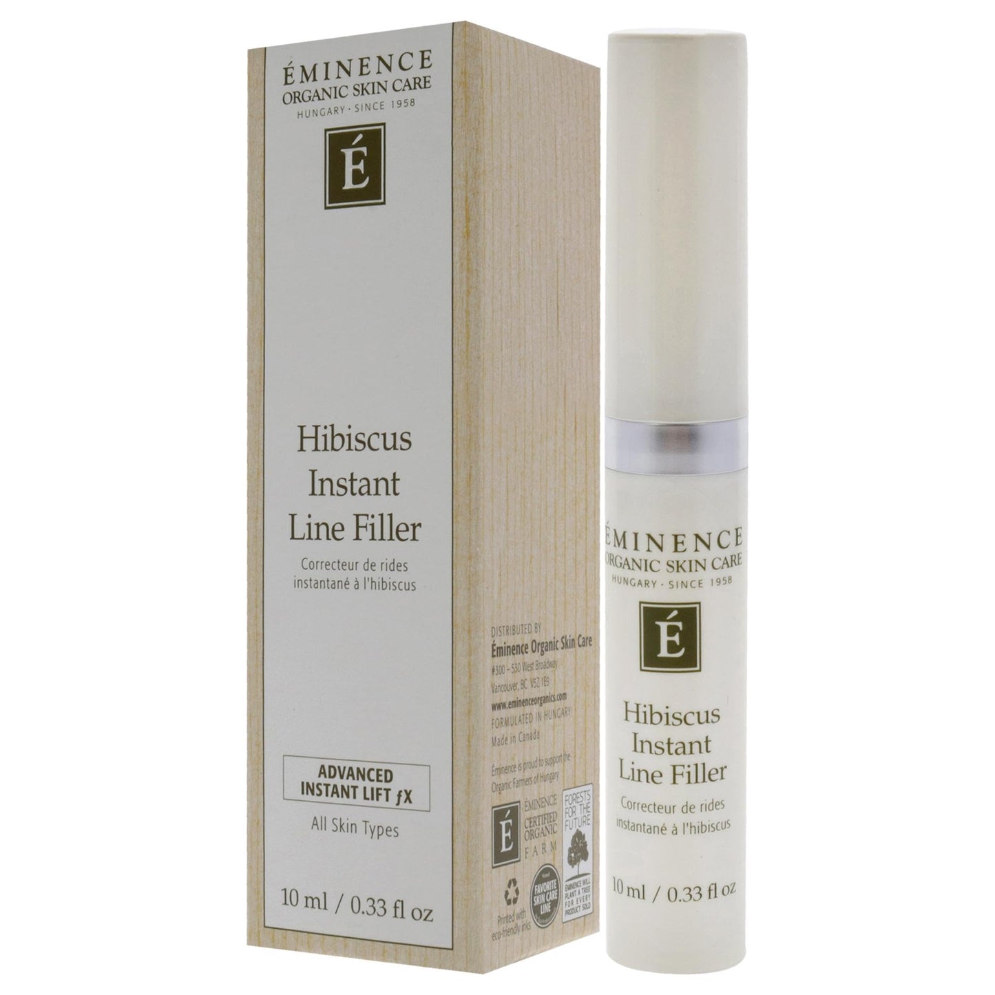 Eminence Hibiscus Instant Line Filler for Unisex - 0.33 oz Cream Beauty & Personal Care Eminence