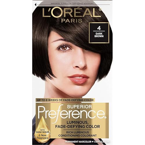 L’Oreal ParisSuperior Preference Fade-Defying Color and Shine System, Level 3 Permanent, Dark Brown/Natural 4 (Pack of 3) Beauty & Personal Care L'Oreal Paris