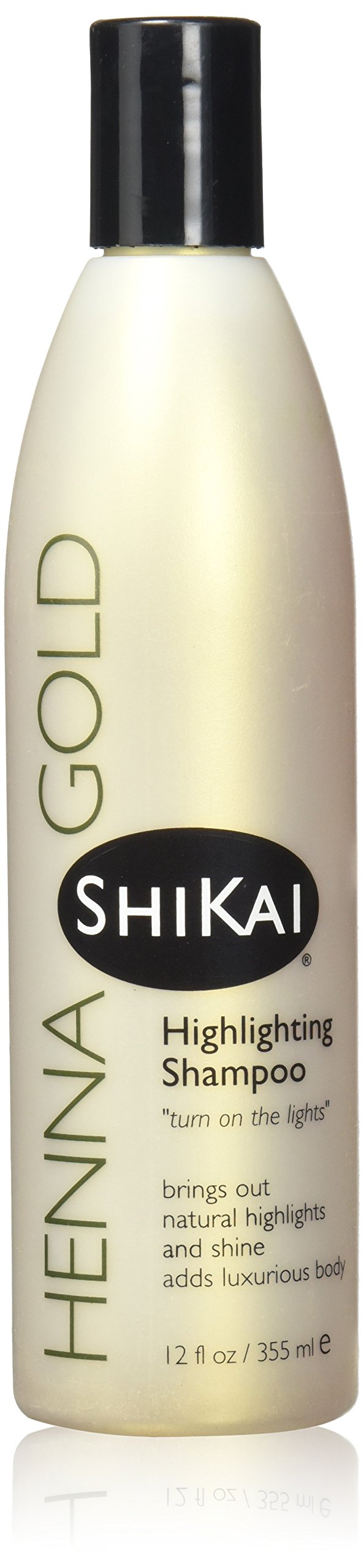 ShiKai Henna Gold Highlighting Shampoo (12 oz) | Hydrating Hair Brightener Enhances Natural Highlights | Add Shine & Volume to Dull Hair Beauty & Personal Care ShiKai