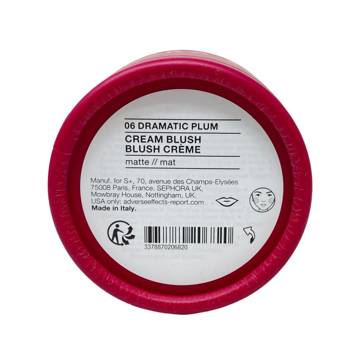 Sephora Collection Multiuse Cream Blush - 06 Dramatic Plum (3.5 g / 0.12 oz)